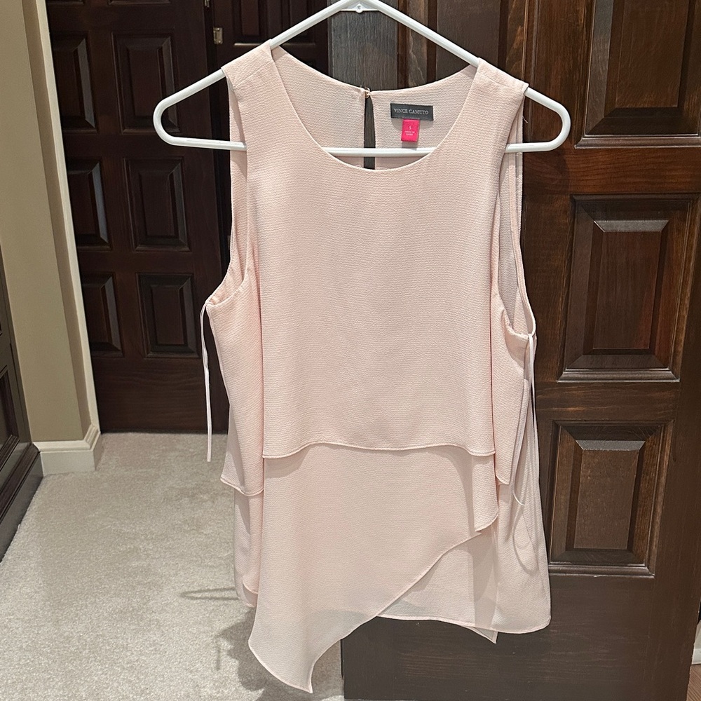 Vince Camuto Pink Layered Blouse